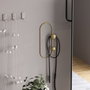 Wallity Cricket-A Gancho de Pared Metálico Dorado